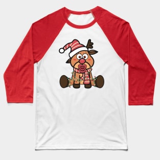 Baby Red Nosed Reindeer Baseball T-Shirt